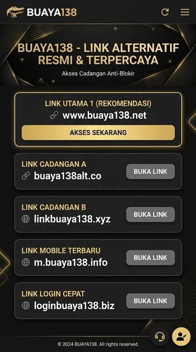 Tampilan link alternatif buaya138