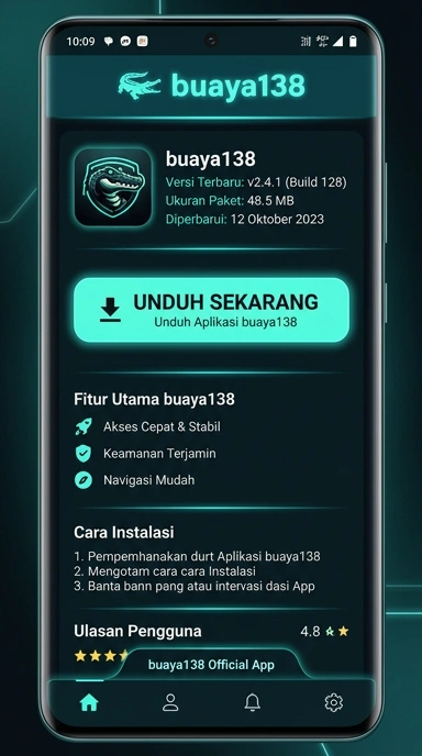 Tampilan halaman APK buaya138