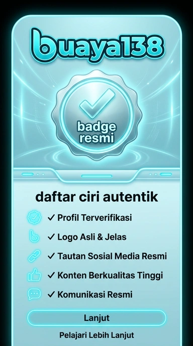 Tampilan kanal resmi buaya138